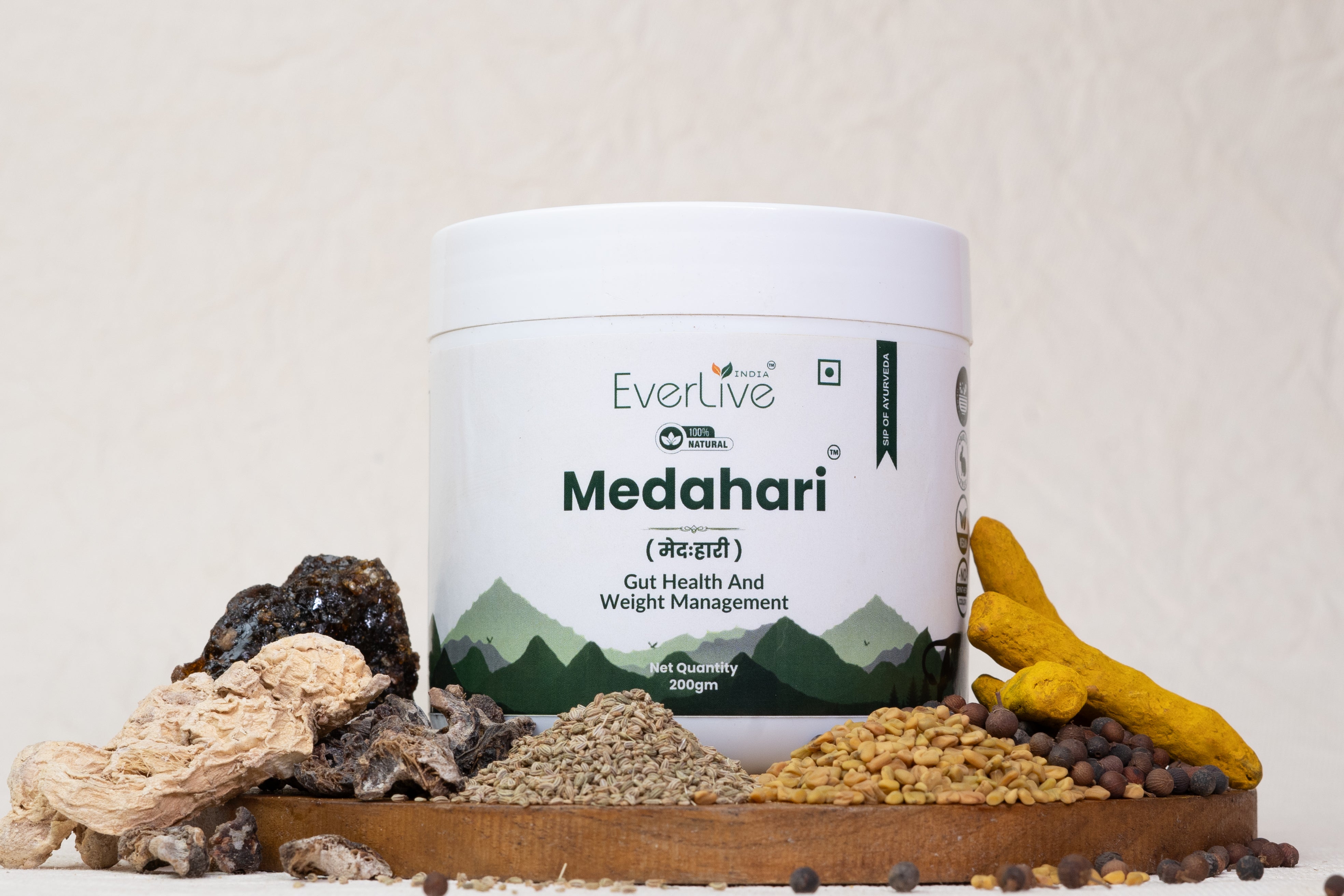 Shilajit + Medahari EverliveIndia
