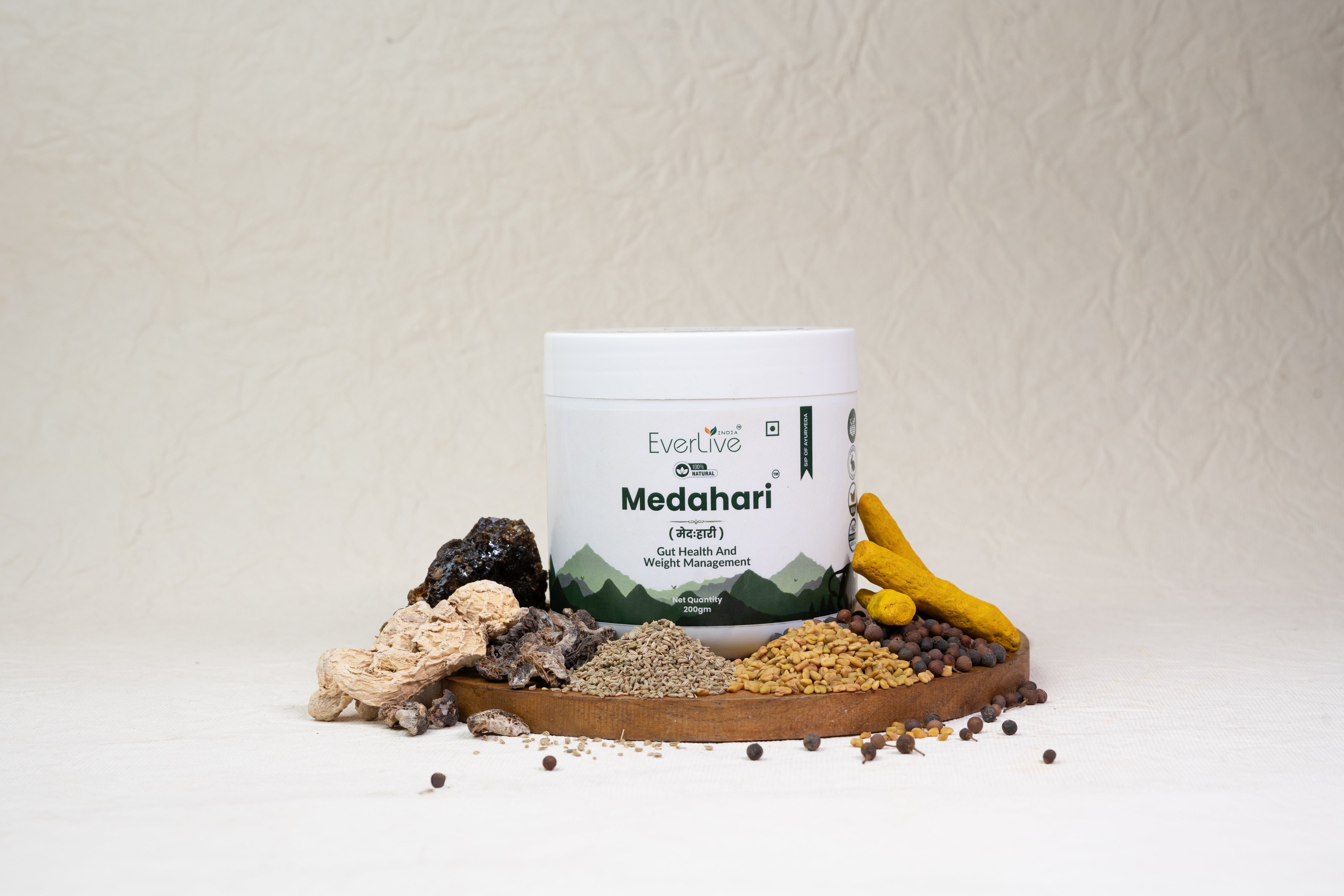 Shilajit + Medahari EverliveIndia