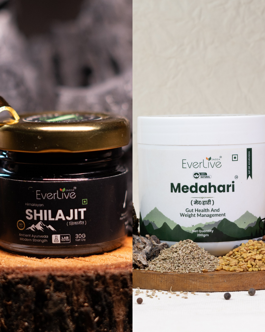 Shilajit + Medahari EverliveIndia