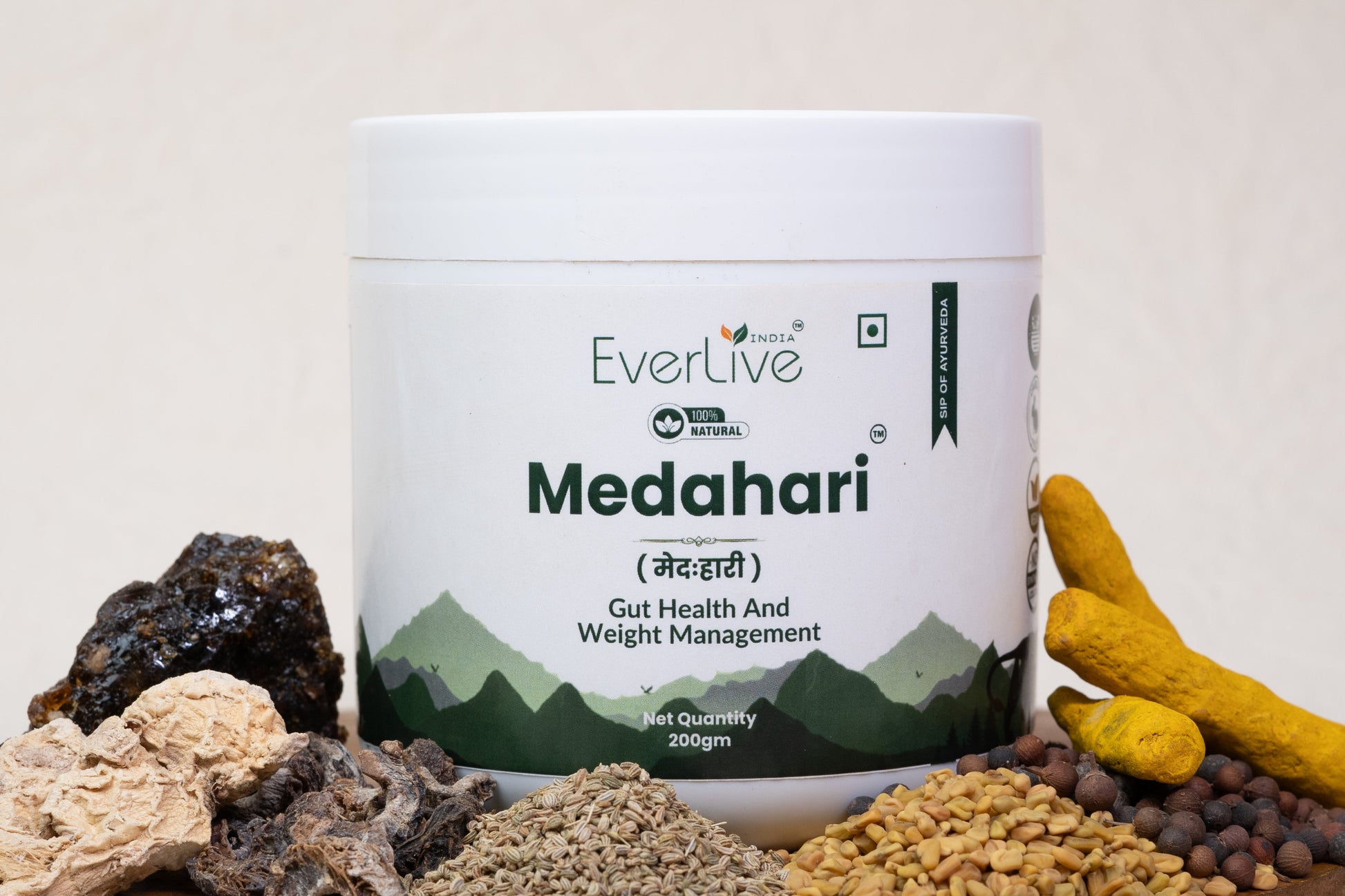 Shilajit + Medahari EverliveIndia